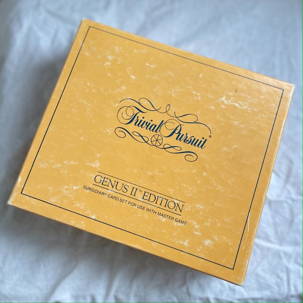 VTG 1984 Trivial Pursuit Genus II Edition Subsidiary Card Set